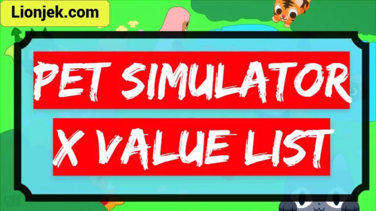 Pet sim x value list
