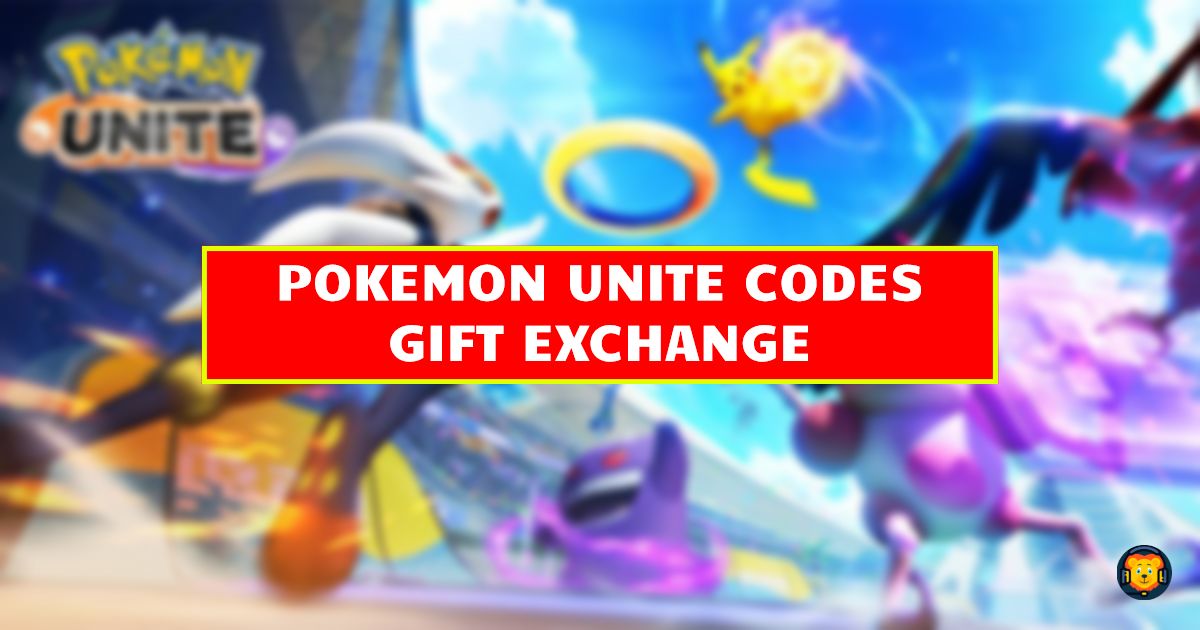 Pokemon Unite Codes For Gift Exchange