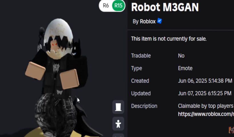 How To Get All Badges For The Robot M3GAN Emote