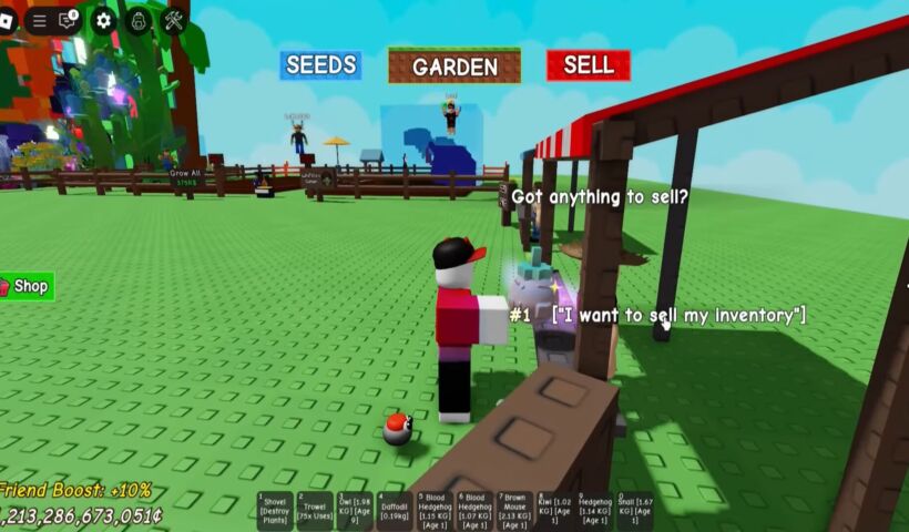How to become Trillionaire in Grow a Garden Roblox?