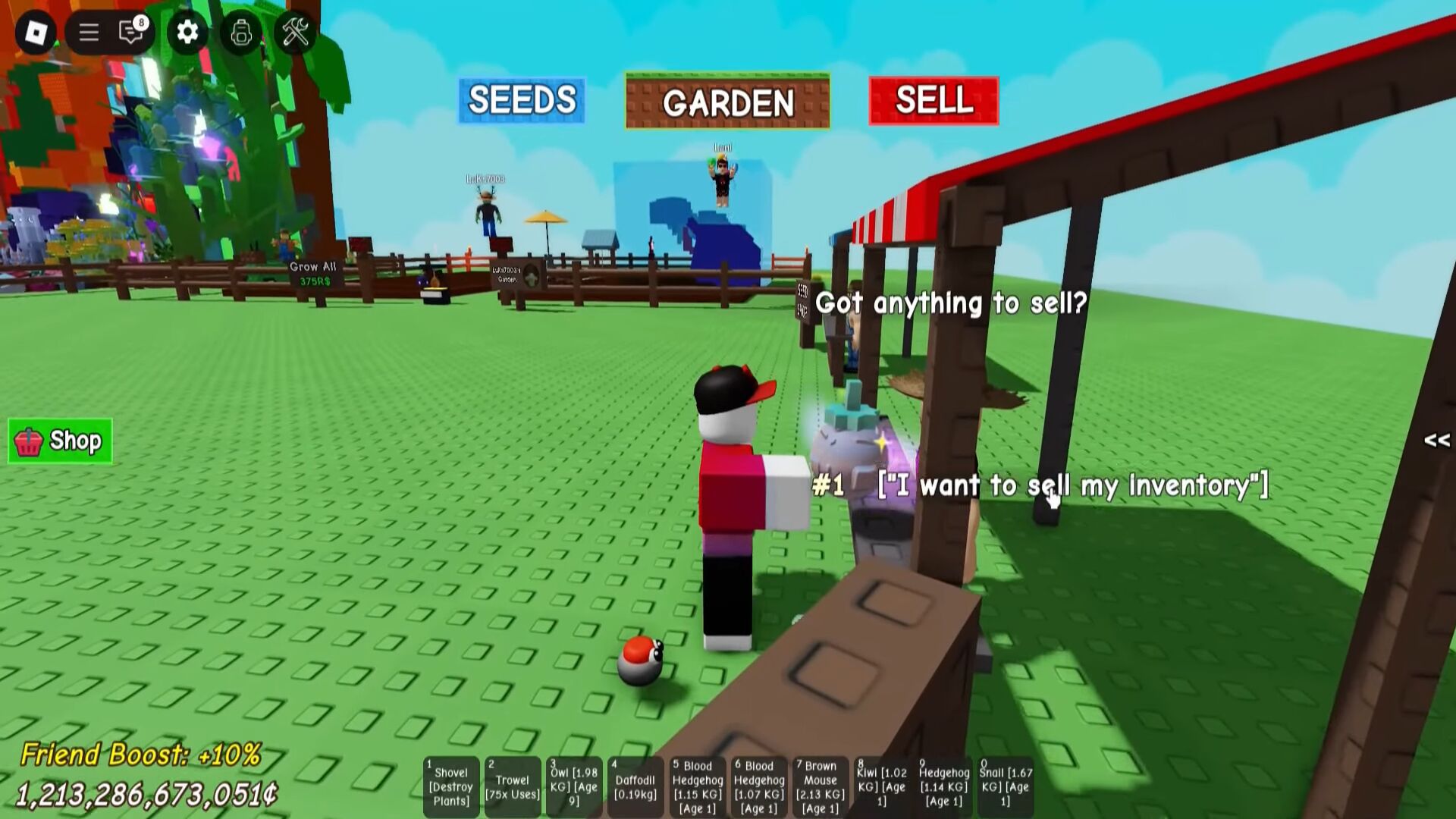 How to become Trillionaire in Grow a Garden Roblox?