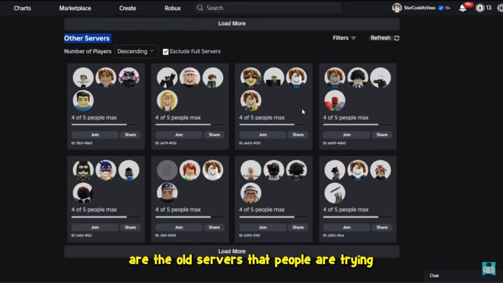 How To Join Old Servers in Grow a Garden?