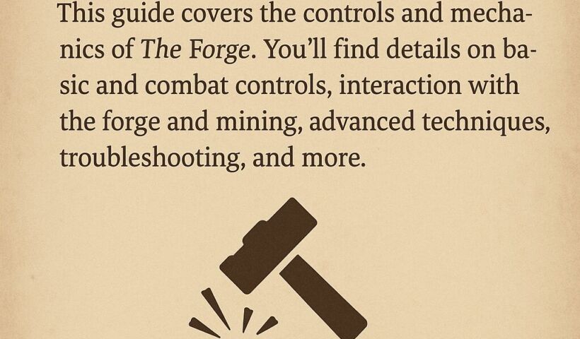 The Forge Controls Guide
